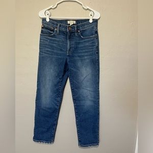 Madewell Mid-Rise Classic Straight Jeans